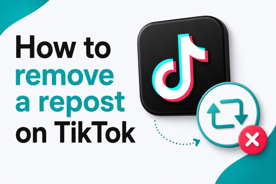 how to remove a repost on tiktok